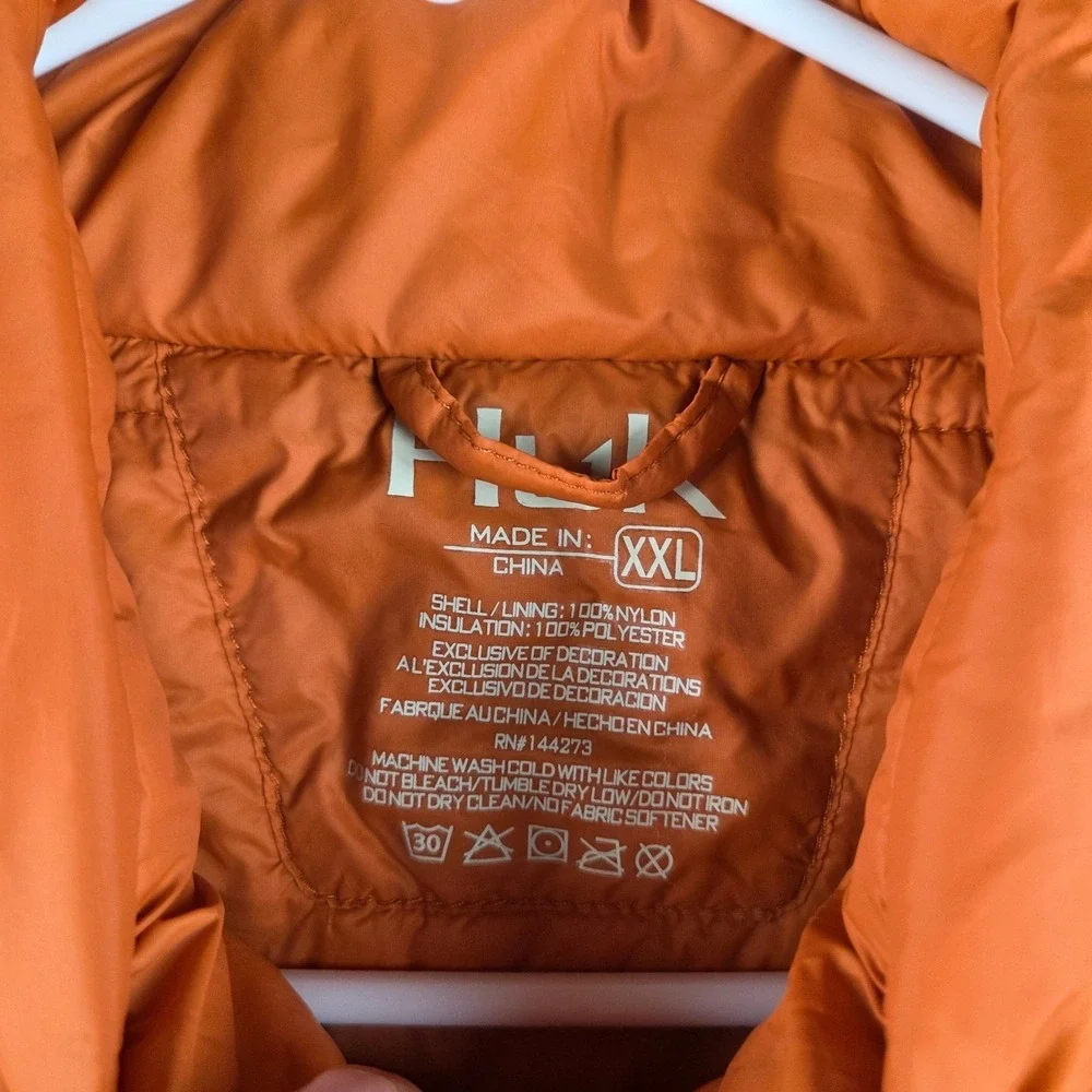 HUK‎ Vest Mens 2XL Orange Waypoint Insulated Performance Nylon Fishing Hunting